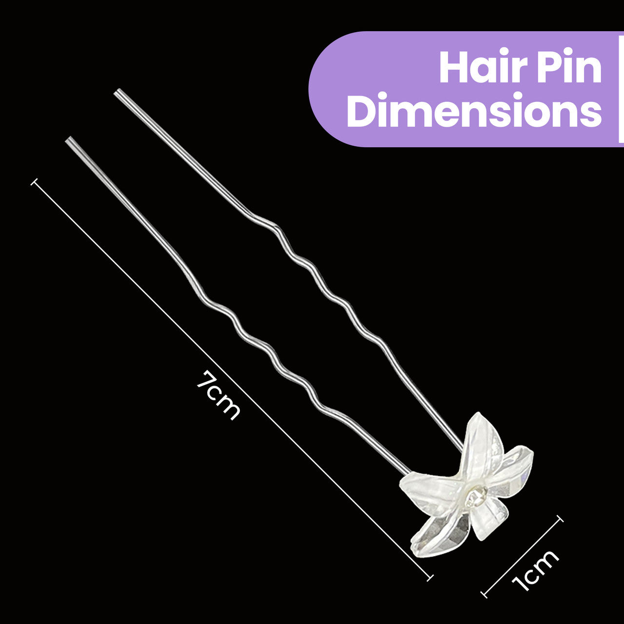 Vintage Pearl and Crystal Flower Bridal Hair Pins