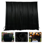 100GSM Ice Silk Photography Backdrop (No Swag) - Black