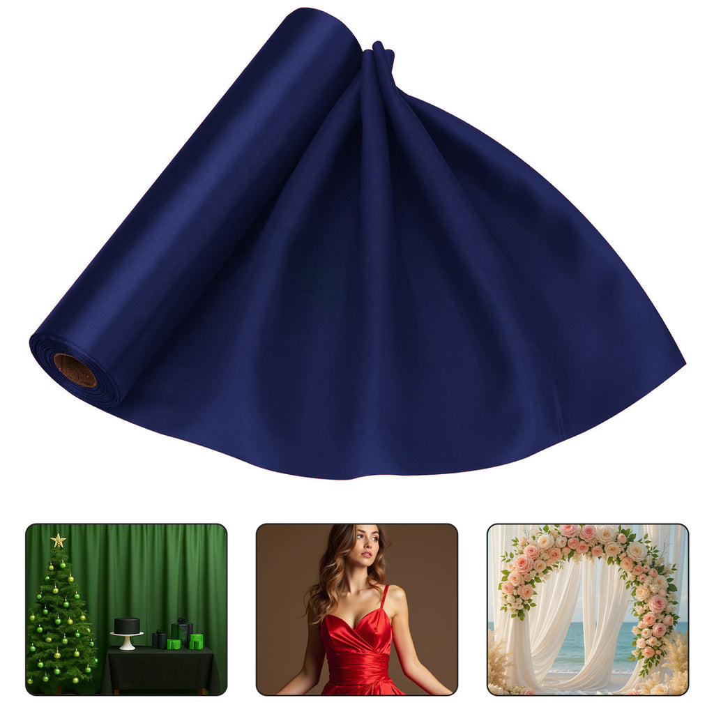 Satin Roll - Navy