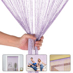 String Curtain Panel - Lilac