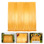100GSM Ice Silk Photography Backdrop (No Swag) - Gold