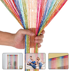 String Curtain Panel - Multicoloured