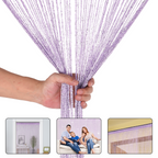 String Curtain Panel - Lilac