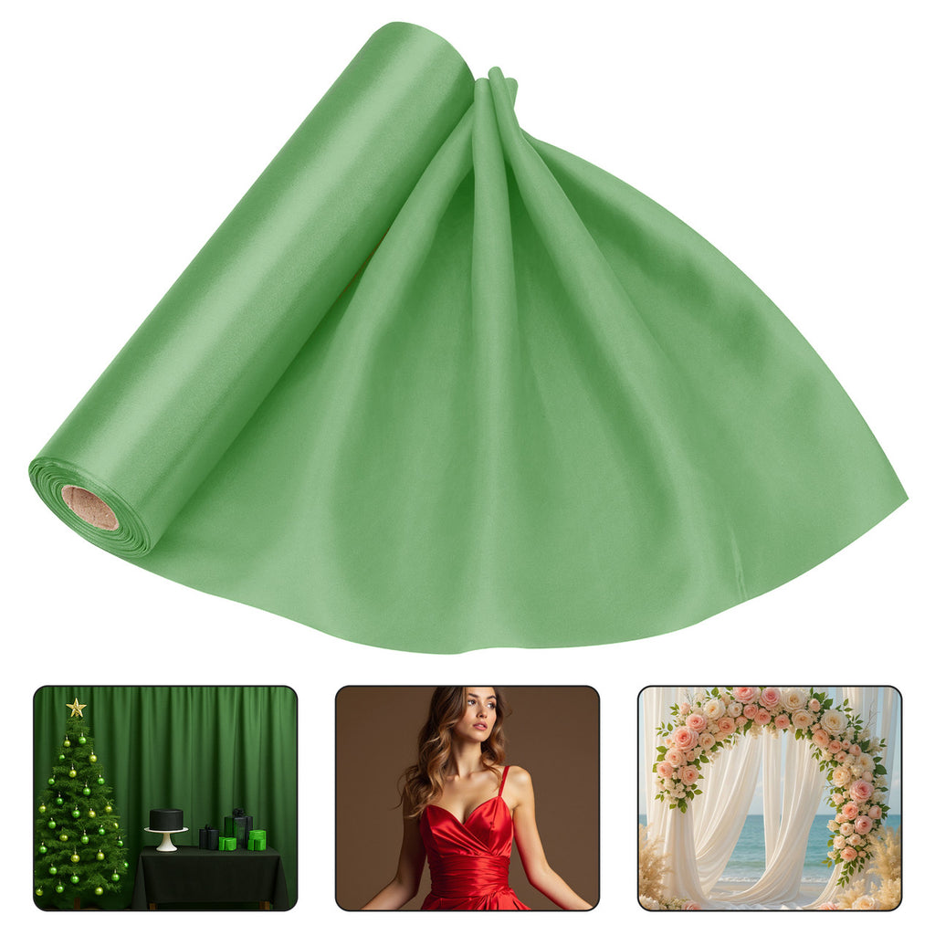 Satin Roll - Aqua Green