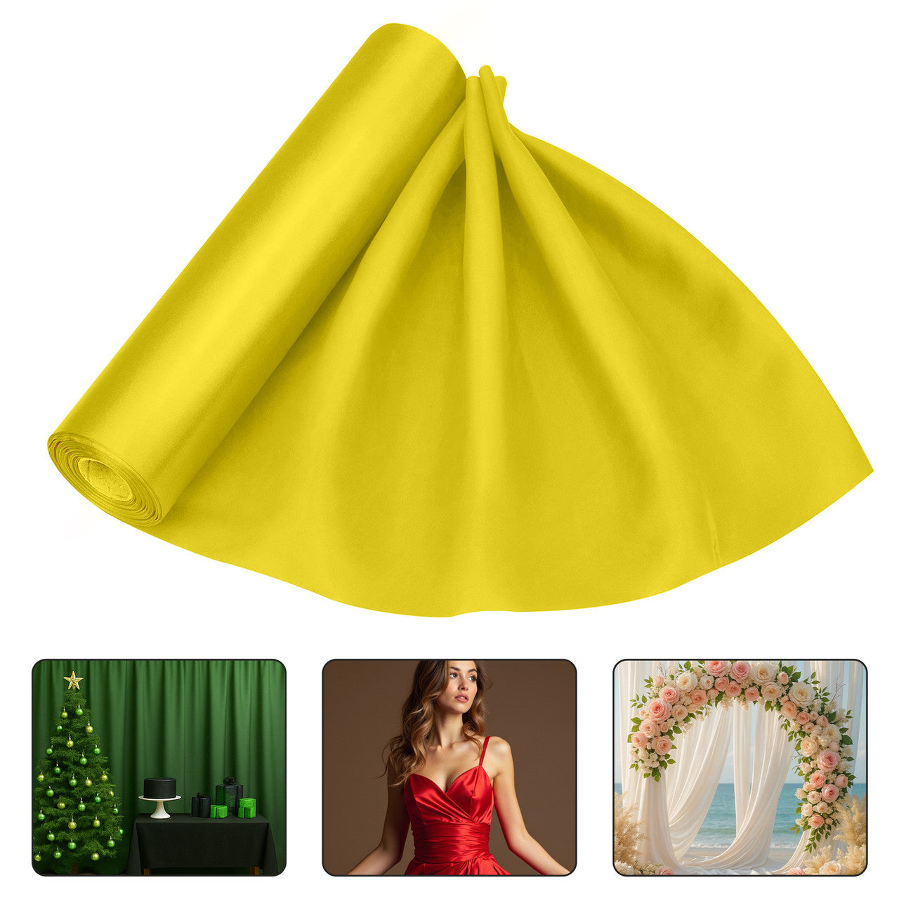 Satin Roll - Yellow
