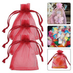 Organza Bags - 7cm x 9cm - 100pcs - Burgundy