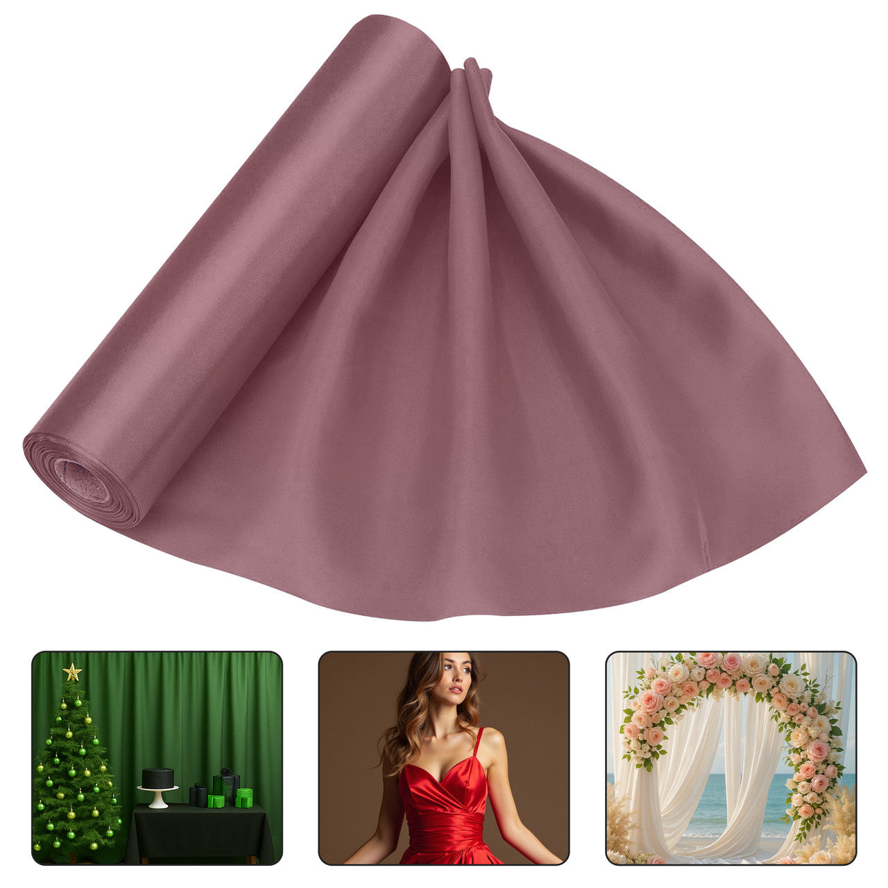 Satin Roll - Rose Gold