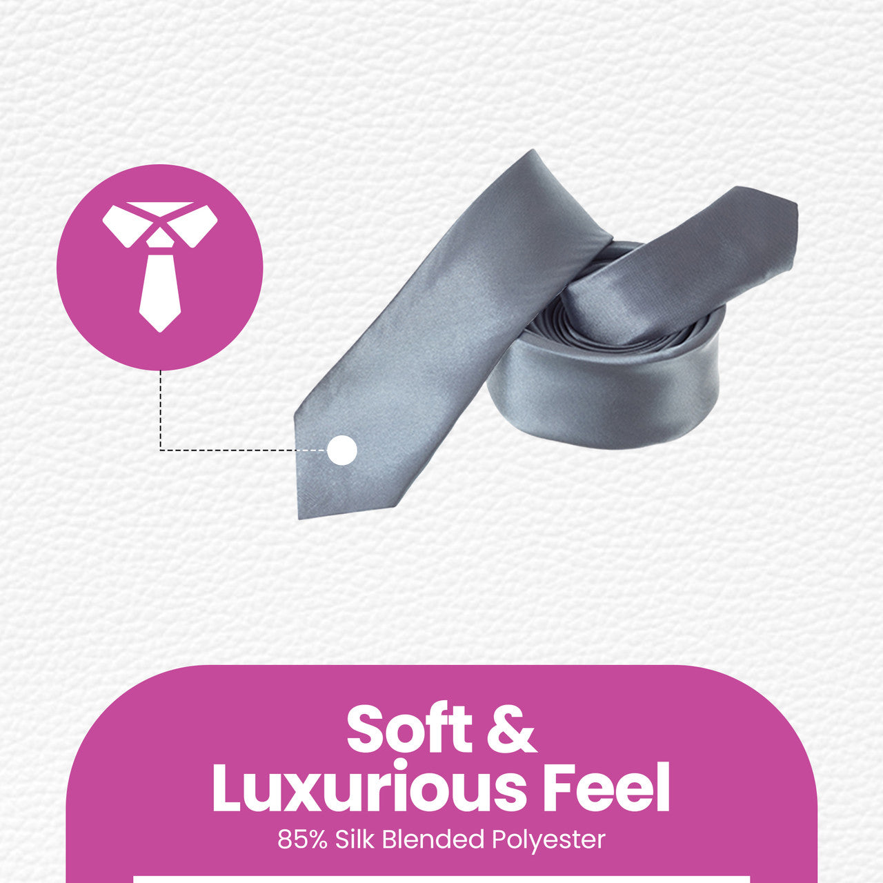 Light Grey Neck Tie