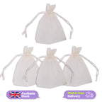 Organza Bags - 7cm x 9cm - 100pcs - Ivory
