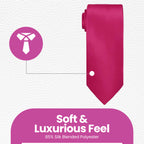 Hot Pink Neck Tie