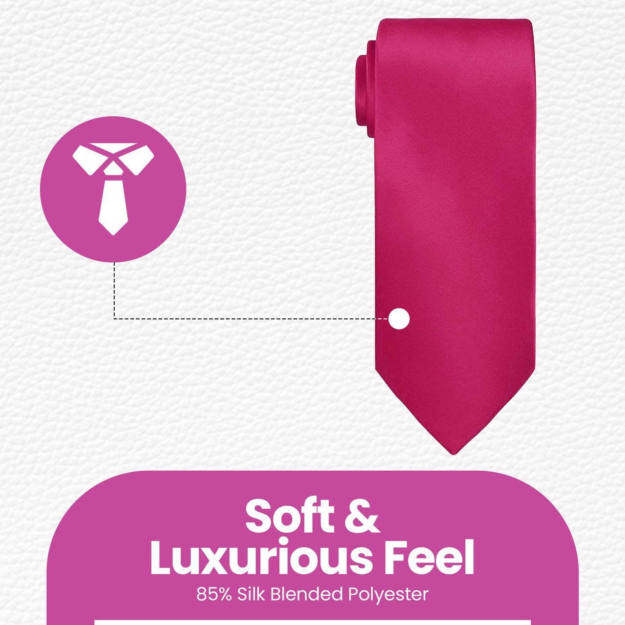 Hot Pink Neck Tie