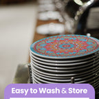 Moroccan Design Melamine BBQ and Party Set - 16pcs