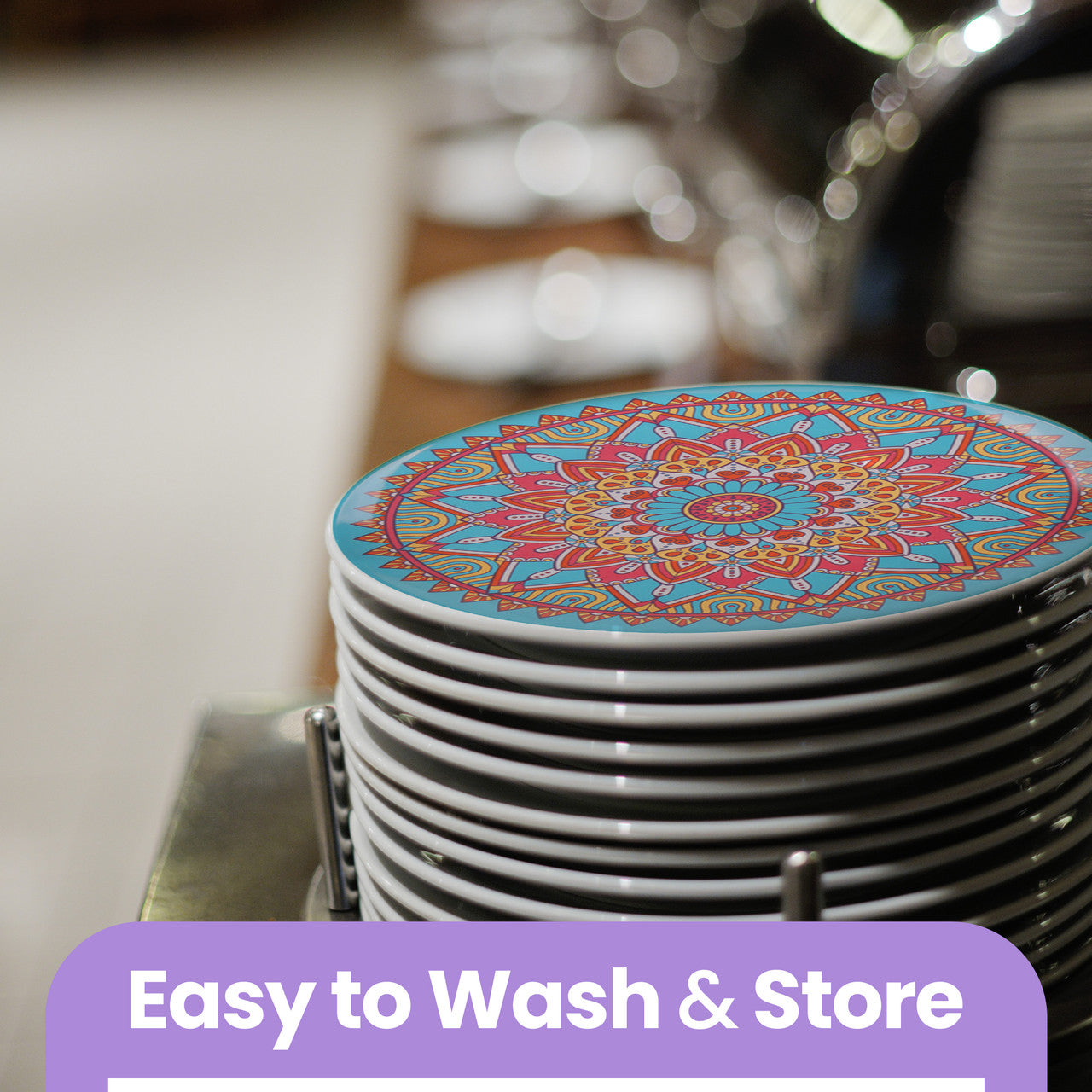 Moroccan Design Melamine BBQ and Party Set - 16pcs