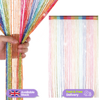 String Curtain Panel - Multicoloured