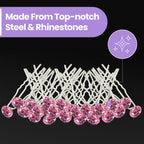 Crystal Hair Pins - 10pcs