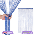 String Curtain Panel - Royal Blue