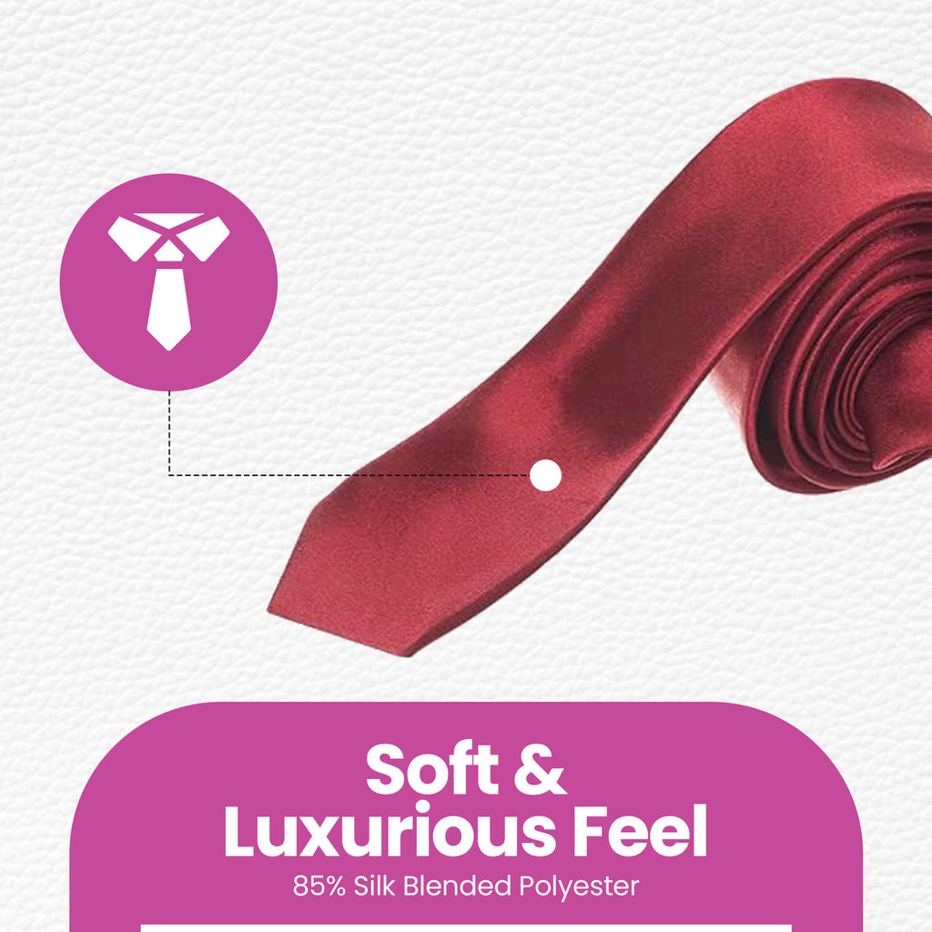 Deep Red Neck Tie