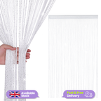 String Curtain Panel - White