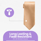 Champagne Tie and Handkerchief