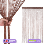 String Curtain Panel - Dark Burgundy
