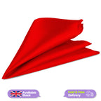Pocket Square Handkerchief - Red
