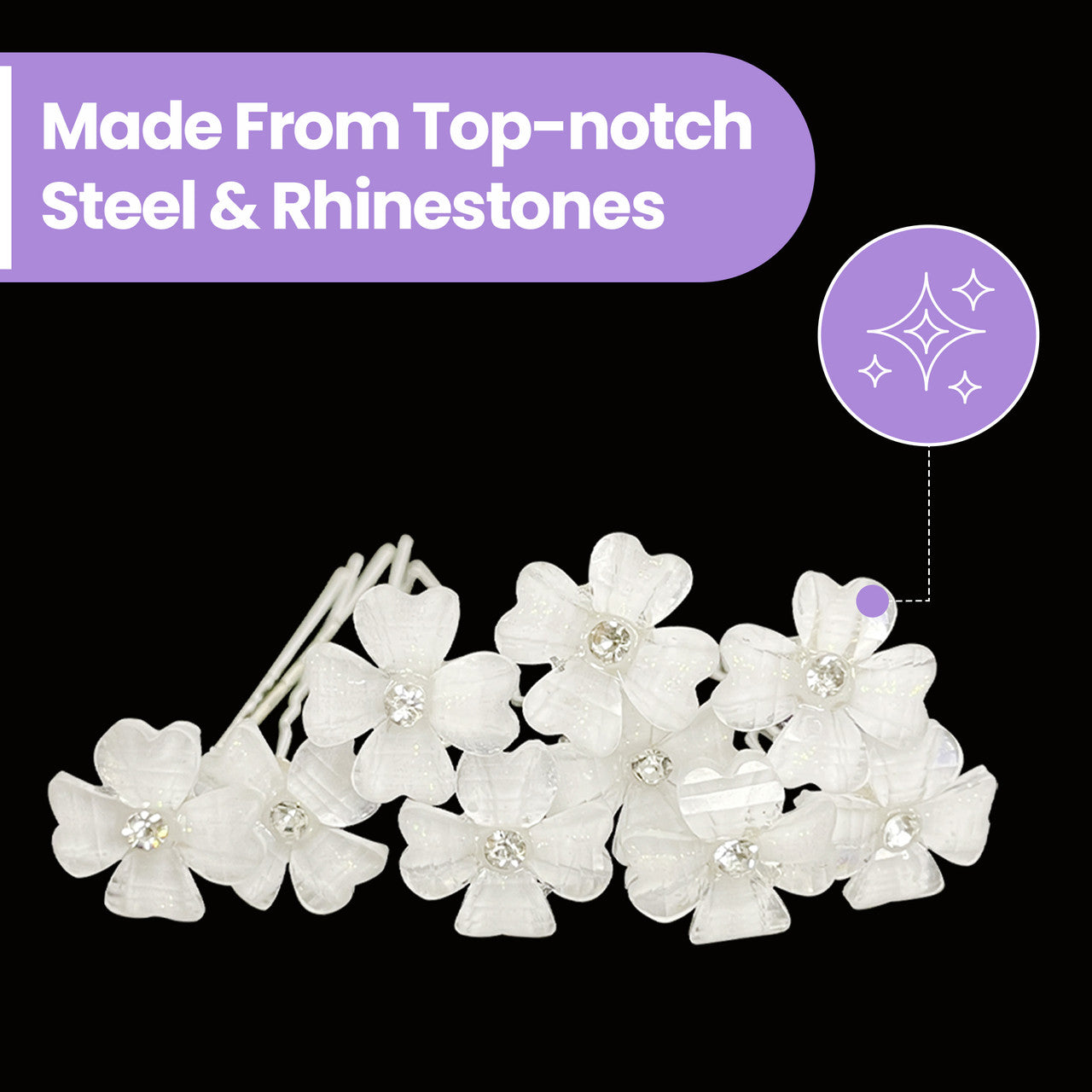 Wedding  Flower Hair Pins