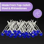 Crystal Hair Pins - 10pcs