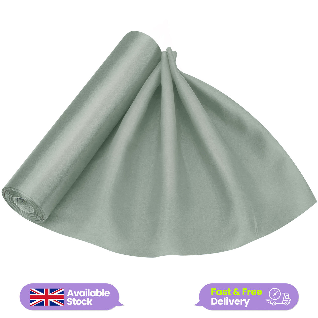 Satin Roll - Silver