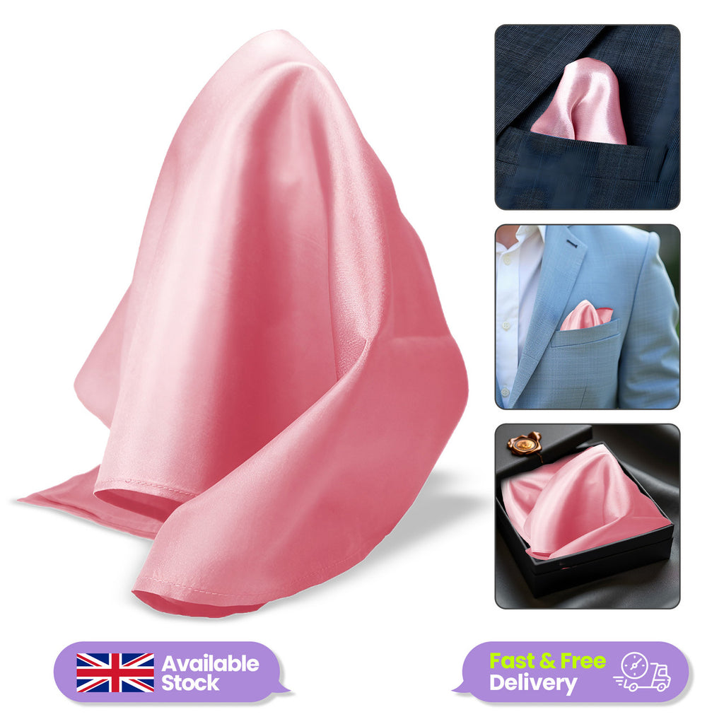 Pocket Square Handkerchief - Rose Pink