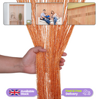 String Curtain Panel - Orange