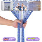 String Curtain Panel - Royal Blue