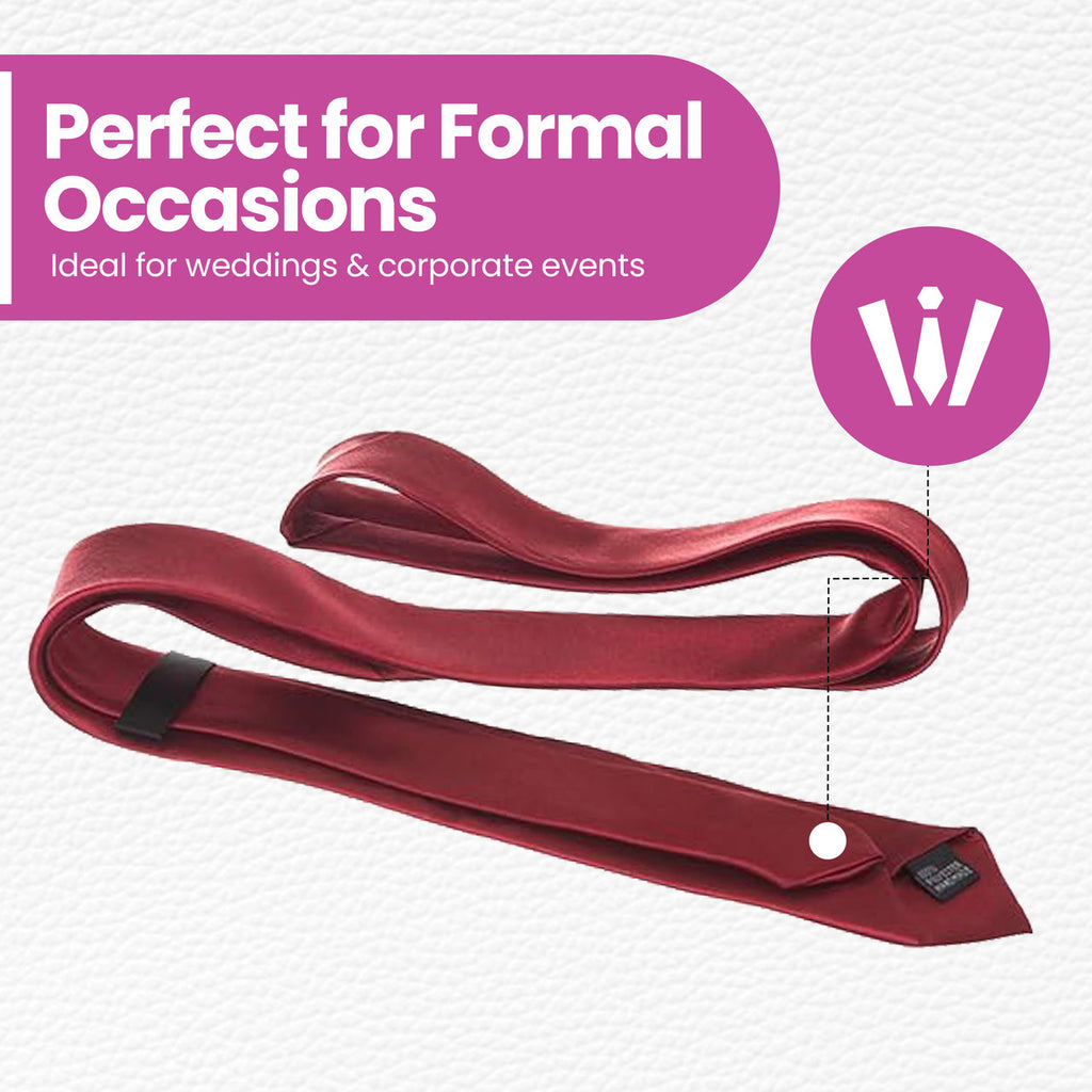 Deep Red Neck Tie