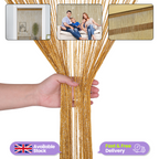String Curtain Panel - Gold