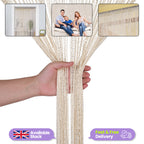String Curtain Panel - Beige