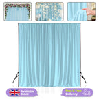 160gsm Spandex Backdrop - Baby Blue