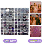 30x30cm Sequin Wall Panel - Silver
