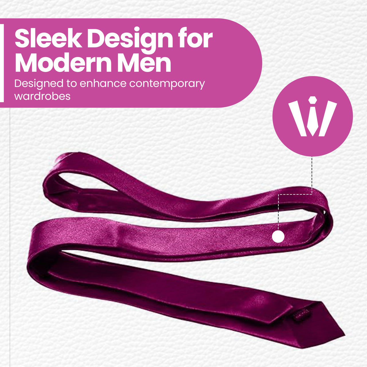 Plum Neck Tie