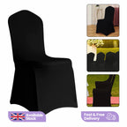 140GSM Spandex Chair Cover - Black