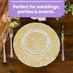 13" Round Charger Plate - Royal Gold