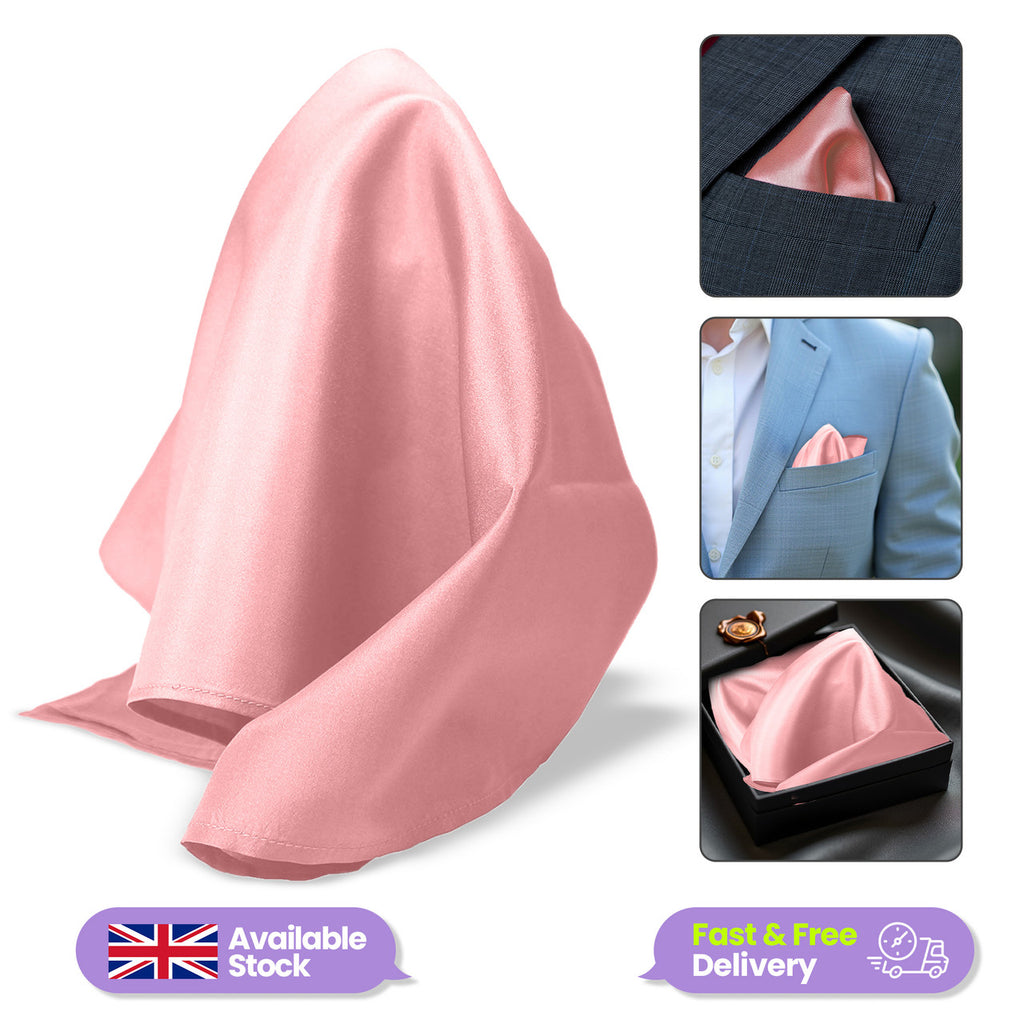 Pocket Square Handkerchief - Baby Pink