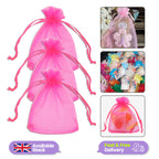 Organza Bags - 7cm x 9cm - 100pcs - Peach