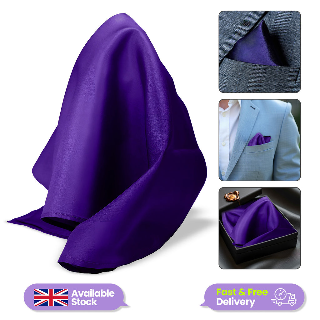 Pocket Square Handkerchief - Dark Purple