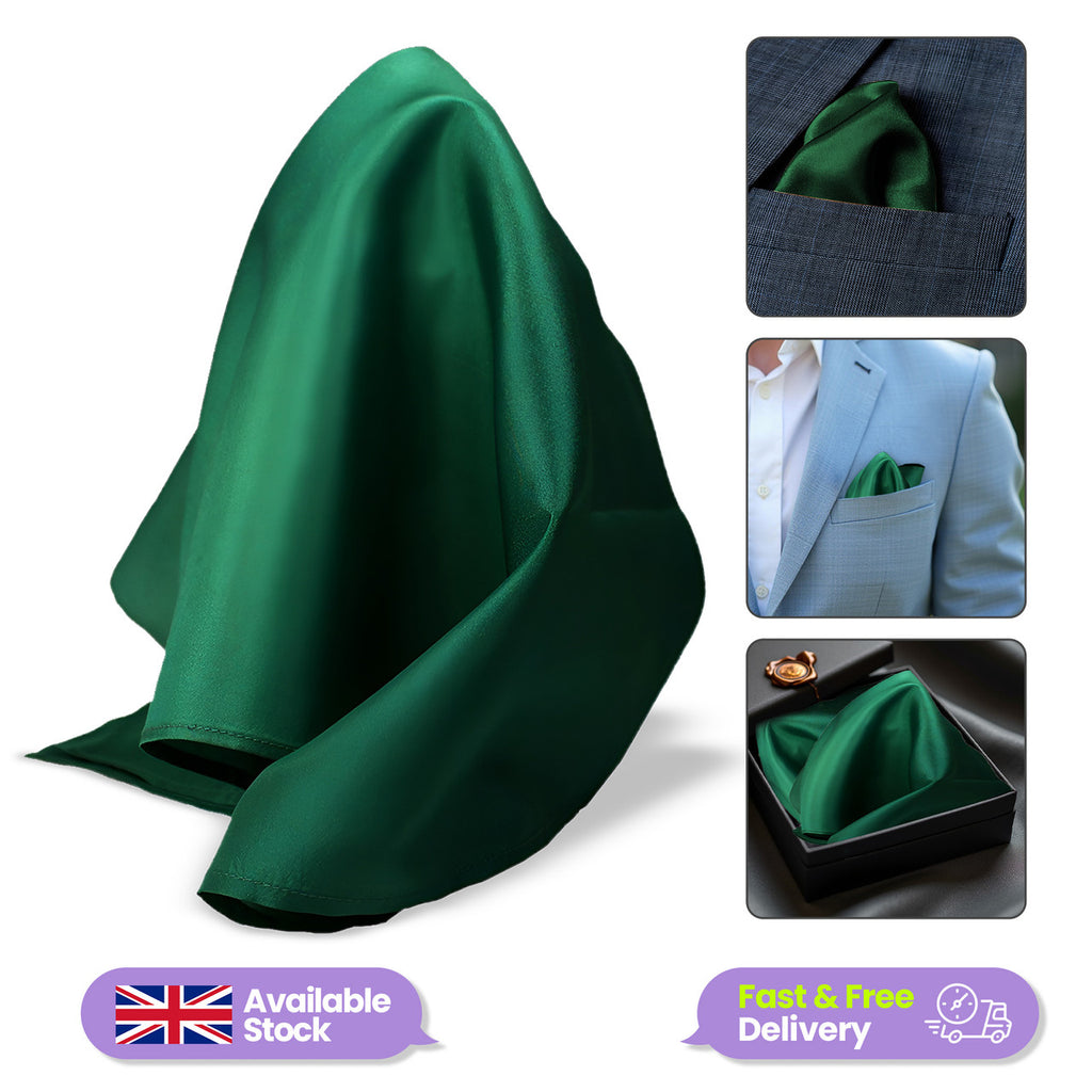 Pocket Square Handkerchief - Dark Green
