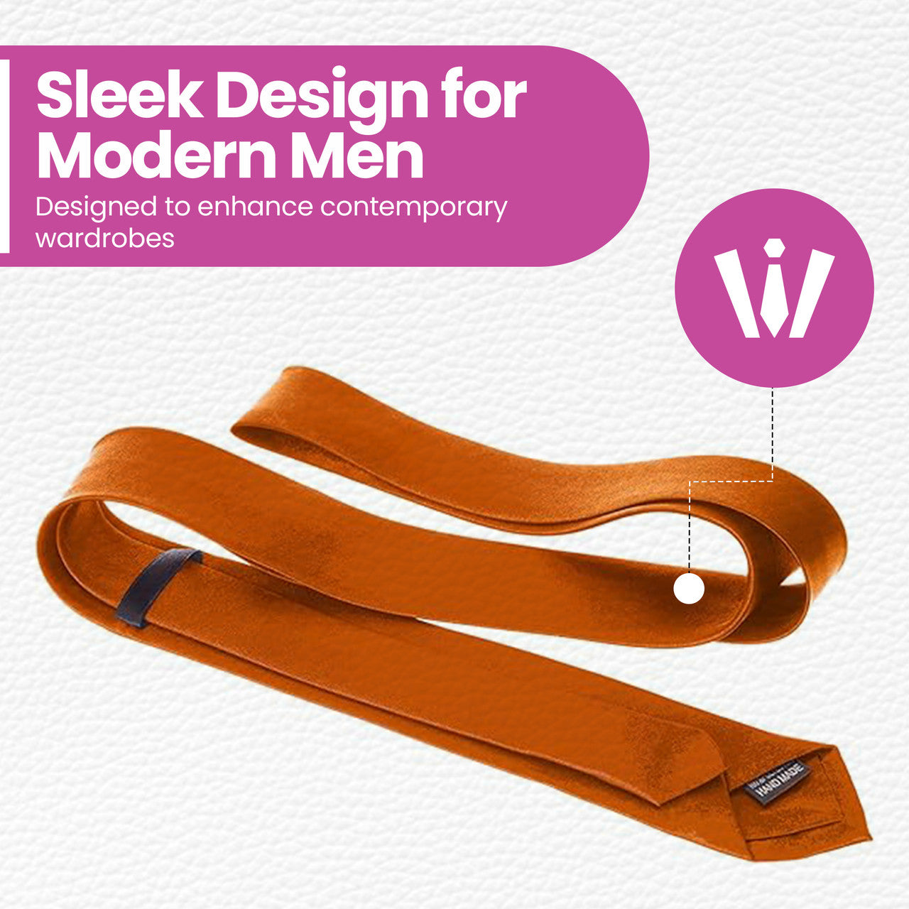 Orange Neck Tie