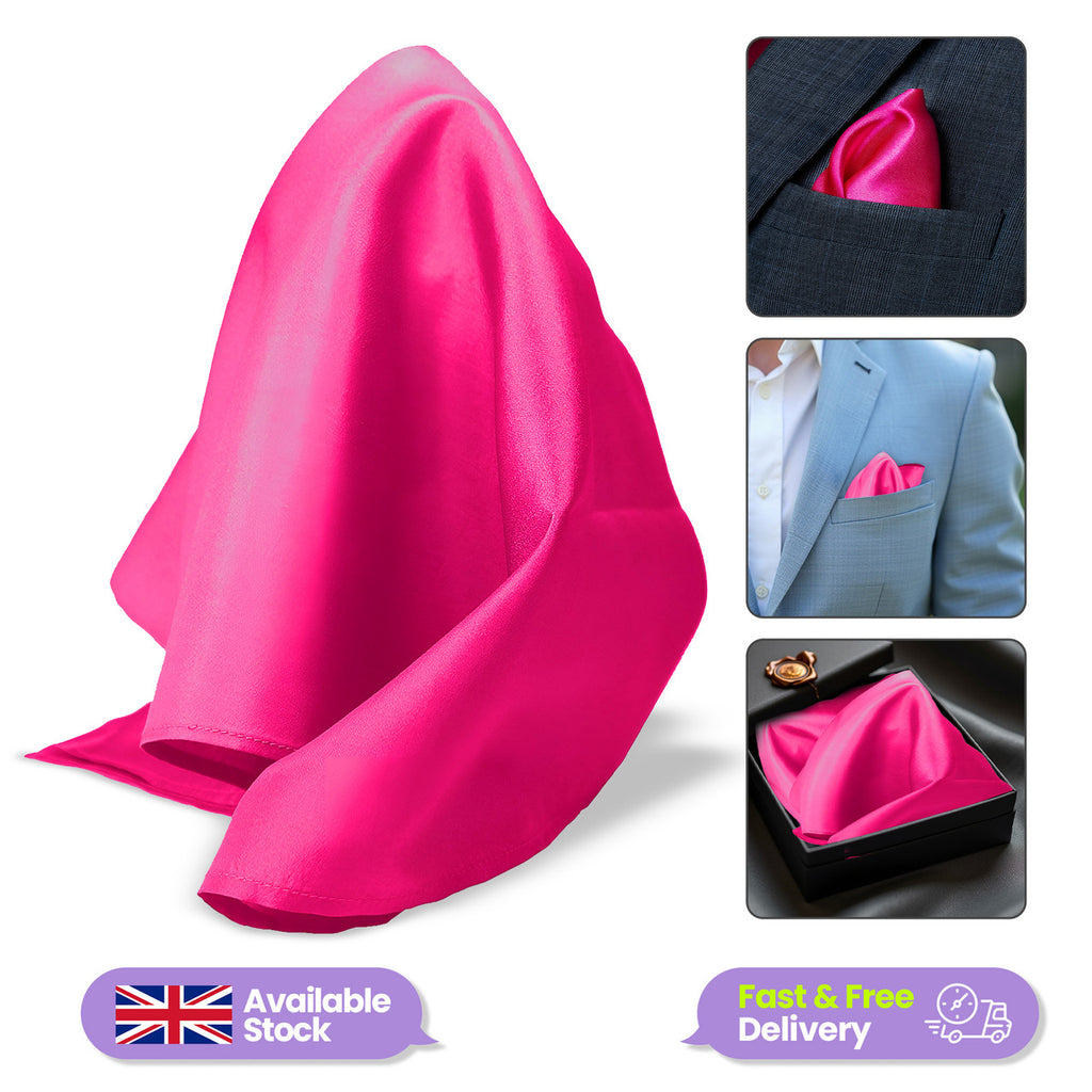 Pocket Square Handkerchief - Hot Pink