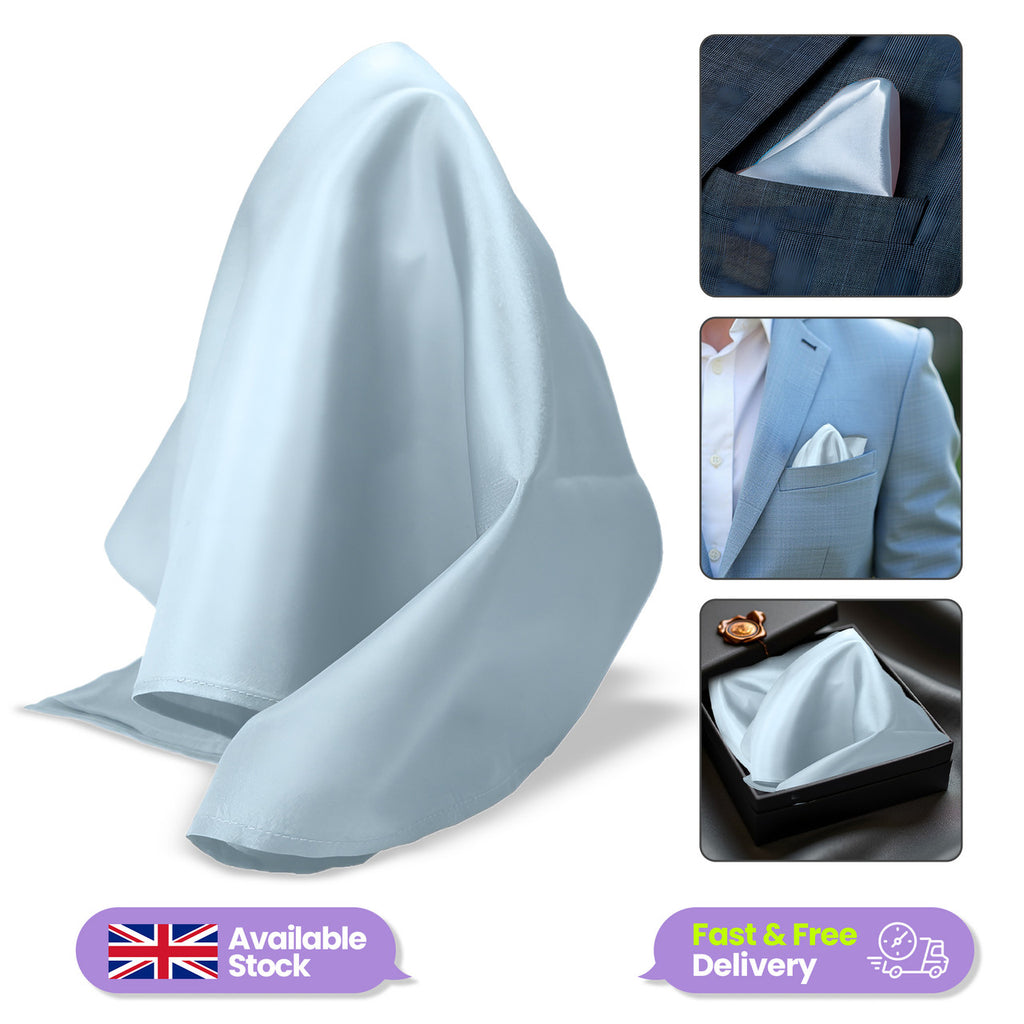 Pocket Square Handkerchief - Sky Blue