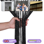 String Curtain Panel - Black
