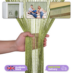 String Curtain Panel - Green