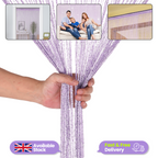 String Curtain Panel - Lilac