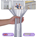 String Curtain Panel - Silver